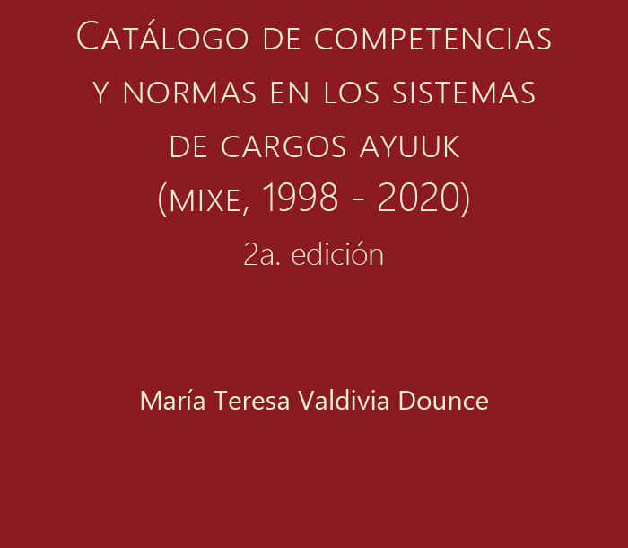 Catálogo de competencias y normas en los sistemas de cargos ayuuk